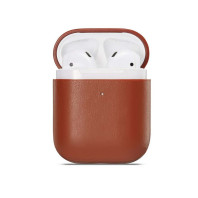 Чехол для AirPods 1/2 Leather Case Saddle brown Чехол для AirPods 1/2 Leather Case Saddle brown